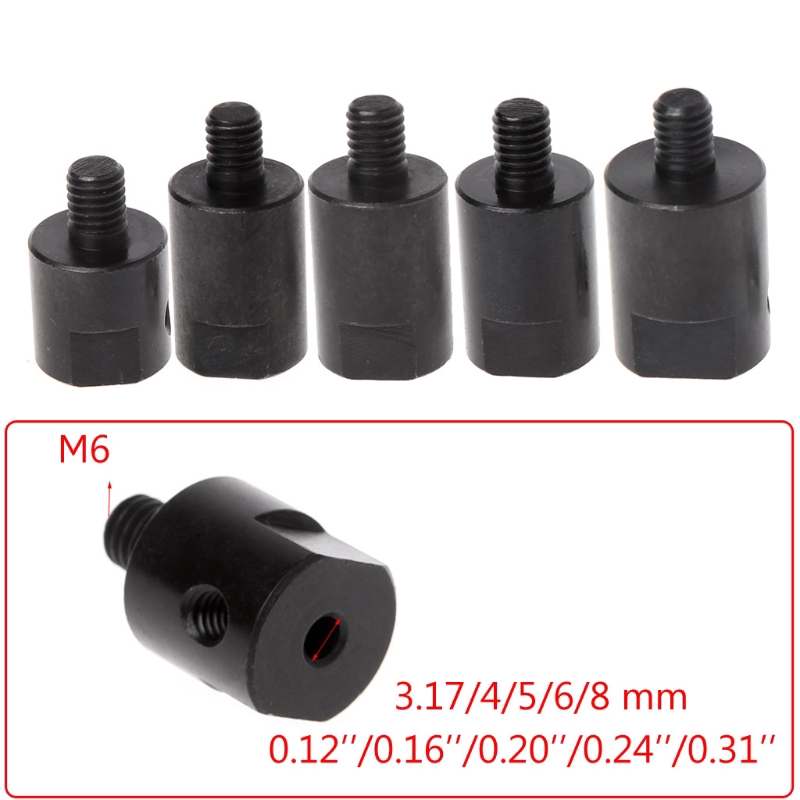 SEL☆ ☀S☀3.17/4/5/6/8mm Axle Motor Shaft Coupler Sleeve Saw Blade