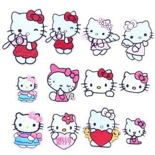 Miếng dán ủi thêu hình Hello Kitty