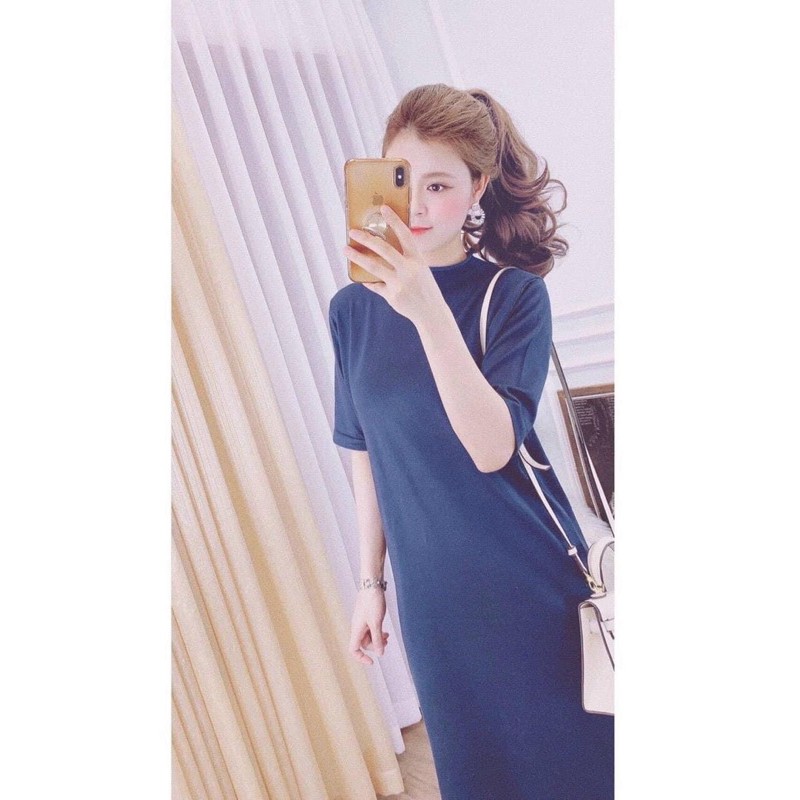 Váy len tay lỡ cổ bèo (4 màu ) | BigBuy360 - bigbuy360.vn