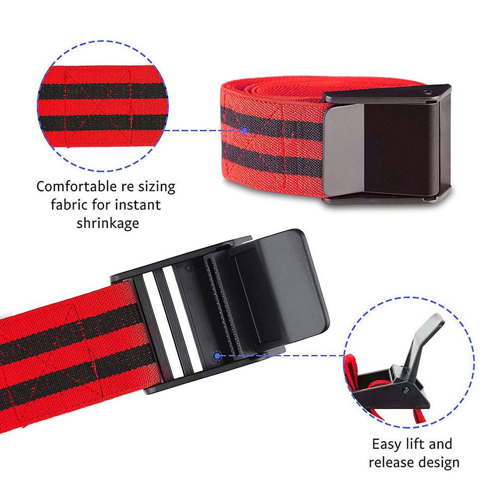 MAGIC 2Pcs Weightlifting Blood Flow Restriction Bands Arm Gym Equipment Occlusion Training Bands Hip Building Women Glutes Muscle Sports Accessories Leg Fitness Hip Building/Multicolor