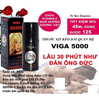 Chai xịt vega 50000 – Kéo dài 30 phút