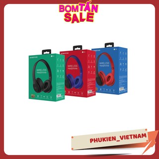 Borofone tai nghe trùm tai bluetooth bo4 có khe cắm thẻ