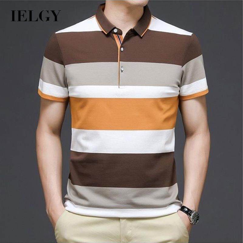 Áo Sơ Mi polo Họa Tiết Kẻ Sọc Thời Trang Lịch Lãm Cho Nam