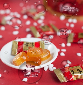 Kẹo hồng sâm Sobaek Hàn Quốc 200g