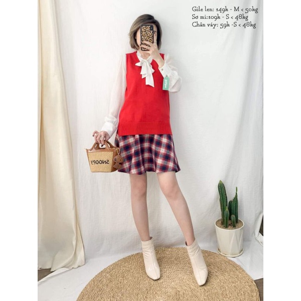 Set 3 món gile len 2hand