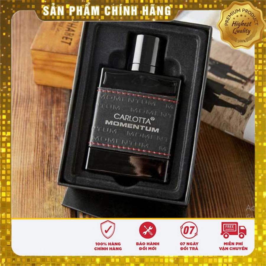 Nước Hoa Nam Thơm Lâu Carlotta Momentum Hương Thơm Nam Tính 100ml Cực Thơm