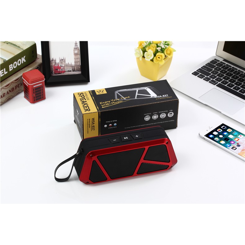 Loa Bluetooth Mini, Loa Bluetooth Cầm Tay Loa không Dây Daniu WSA-837  Cao Cấp  Chính Hãng New 2019
