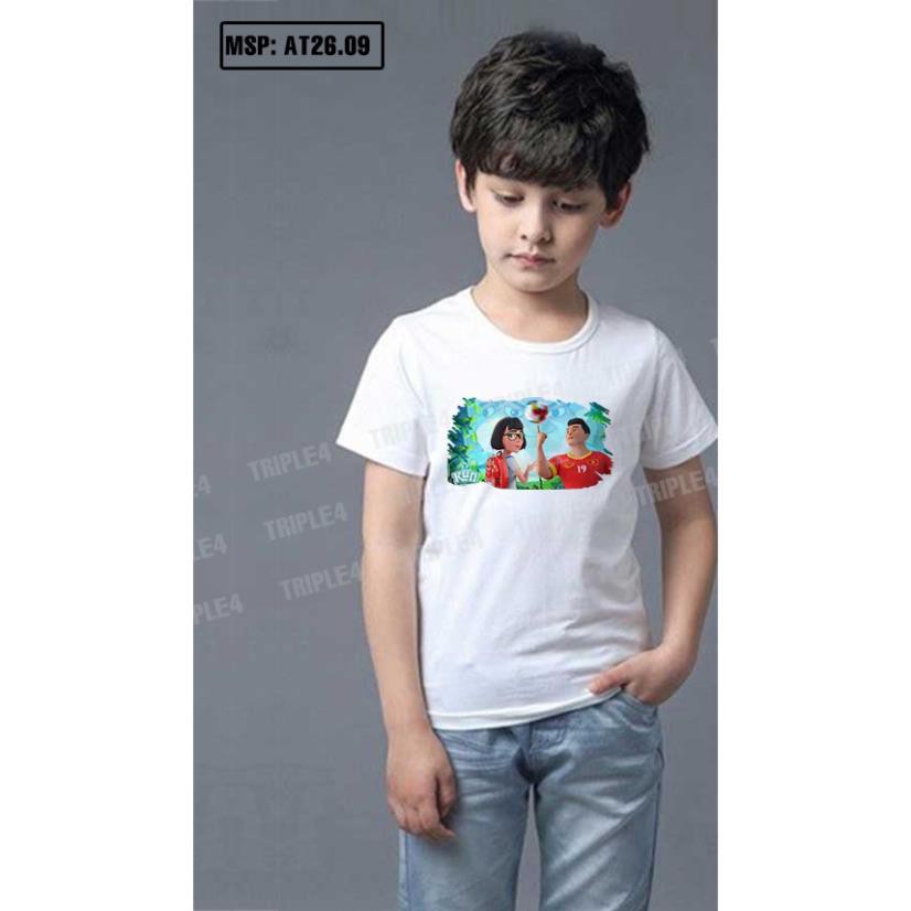 Áo Kun in hình Tám Tuốt Sữa Kun mềm mịn đủ size cho bé AT26.09