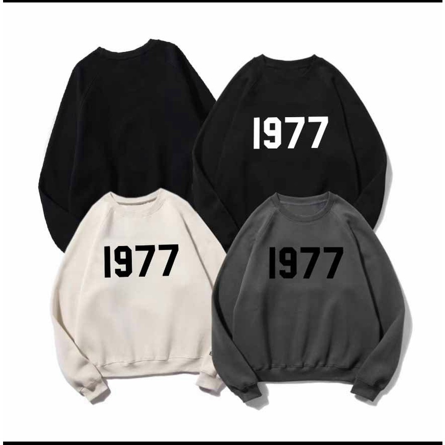Áo Sweater Nam 1977 Chất Nỉ Mềm Chui Đầu Form Rộng Mặc Đẹp Cá Tính Hot Trend NEW UNISEX