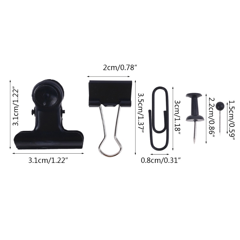 Set 500 Kẹp Giấy Kèm Hộp Đựng Tiện Lợi