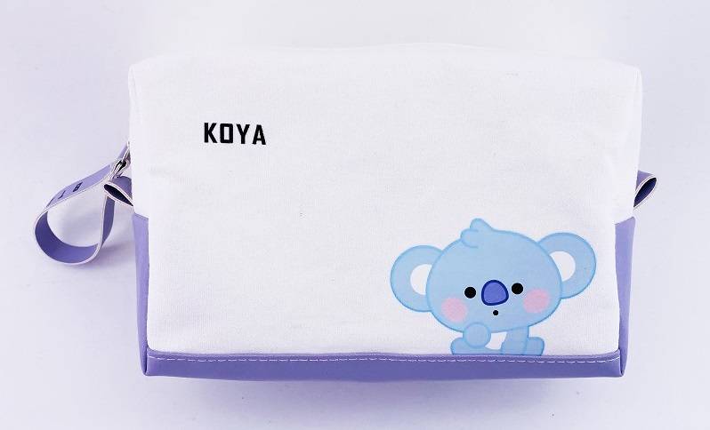 Túi Đựng Bút Chì / Đồ Trang Điểm Sức Chứa Lớn Hàn Quốc Dễ Thương Có Khóa Kéo Làm Quà Tặng Văn Phòng / Trường Học CHIMMY COOKY KOYA MANG RJ Shookyatata