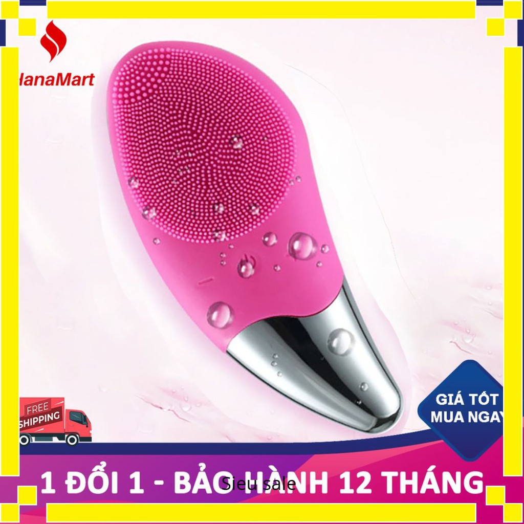 Máy rửa mặt mát xa mini cầm tay cho nam và nữ, dùng kèm sữa rửa mặt, loại bỏ chất nhờn, bụi bẩn, tế bào chết tien_shop15
