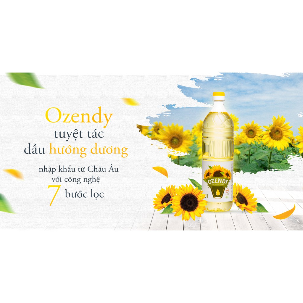 Dầu hướng dương cao cấp Ozendy 1L