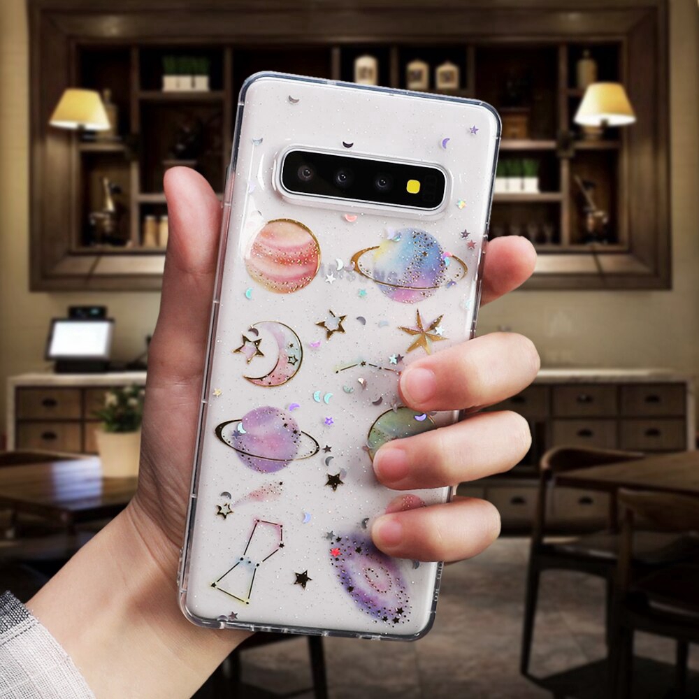 Ốp điện thoại lấp lánh dành cho Samsung Galaxy S8 S9 S10 Plus Note 8 9 10 | BigBuy360 - bigbuy360.vn