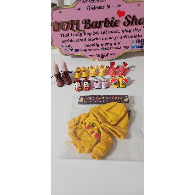 Giày các loại cho doll 1/8 và bru, blyther