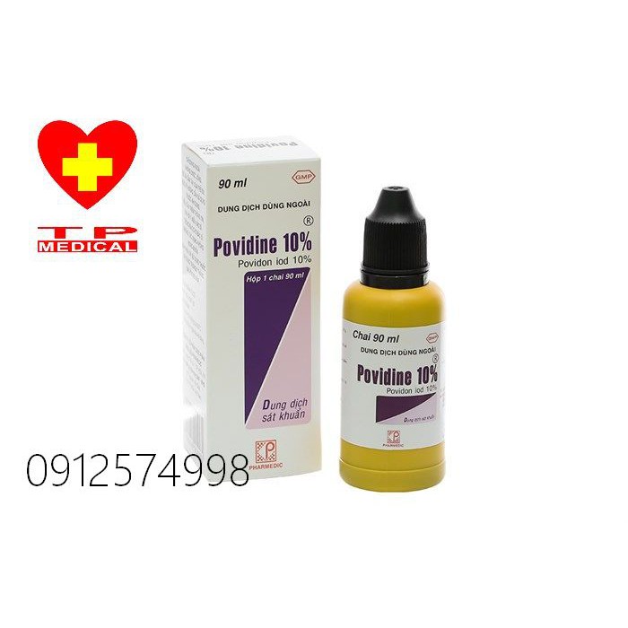 Dung dịch sát khuẩn Povidine 10% [90ml]