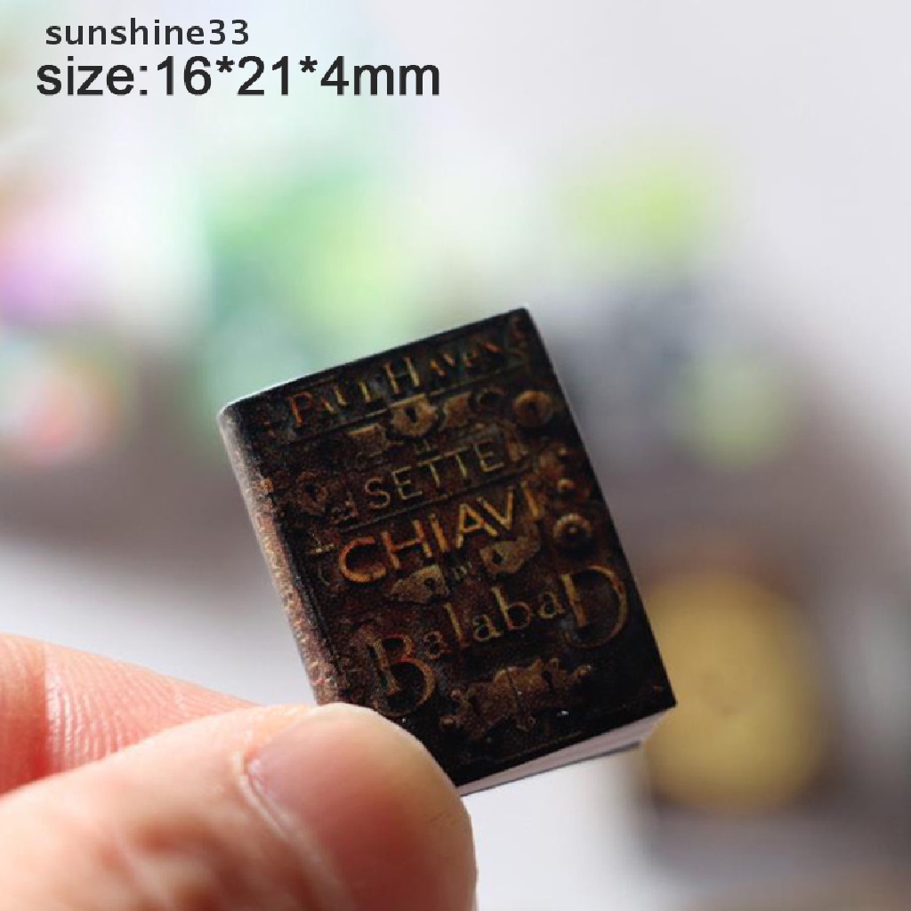1 Bộ / 3 Cuốn Sách Và Tạp Chí Trang Trí Nhà Búp Bê 1: 12
