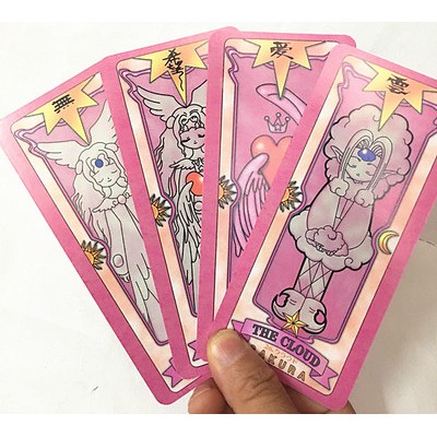 Bộ Thẻ Bài Tarot Kiểu Hoạt Hình Anime Sakura Kinomoto