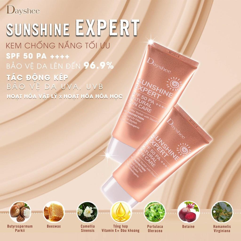 Dayshee Kem Chống Nắng Bảo Vệ Da Tối Ưu Sunshine Expert SPF50 PA++++ 50ml