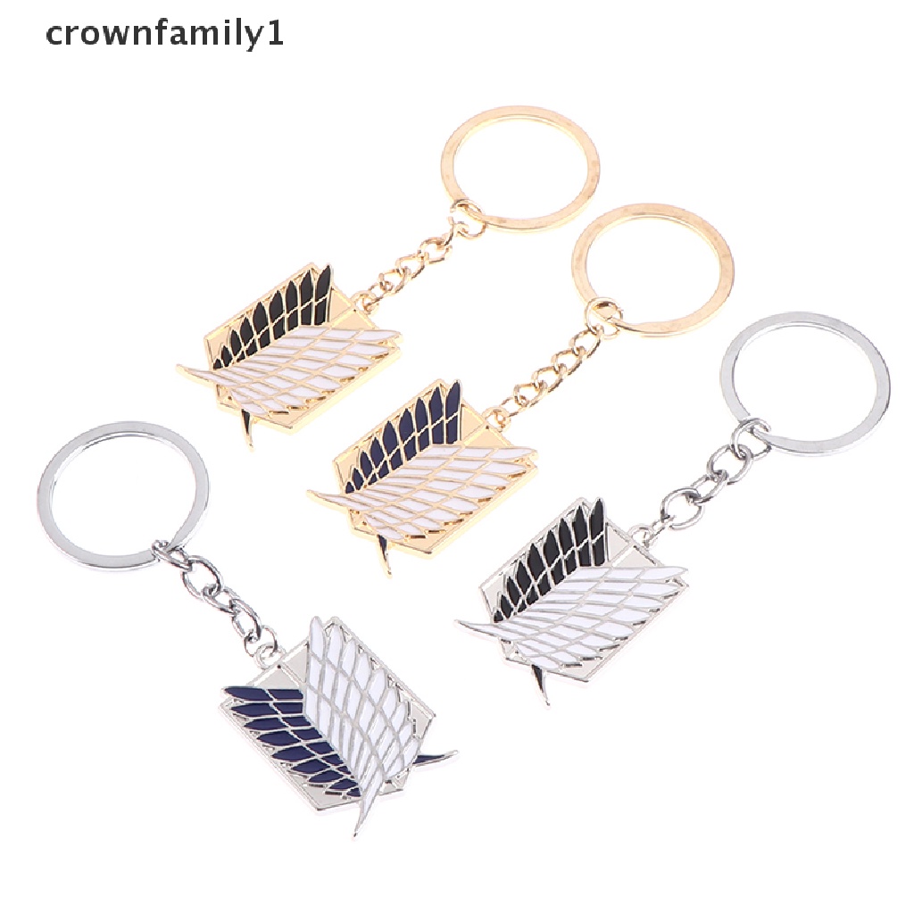 [crownfamily1] Móc Khóa Hình Đôi Cánh Hóa Trang Shingeki No Kyojin