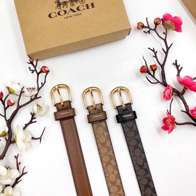 THẮT LƯNG COACH NỮ ĐỤC LỖ