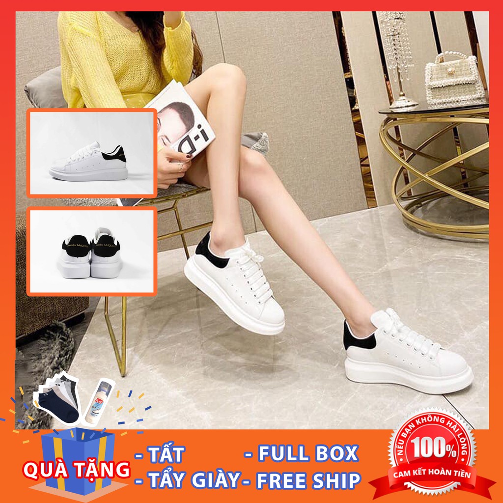 Giày MCQUEEN nam nữ đế độn 3cm [ẢNH/ VIDEO THẬT + FULL BOX + FREESHIP]