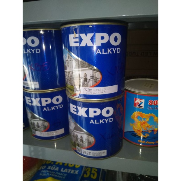 lon 1kg sơn expo,sơn dầu expo mau khô chống rỉ sét