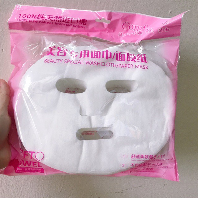 Mặt Nạ Giấy Đắp Mặt cho Spa Beauty Special Washcloth/Paper Mask