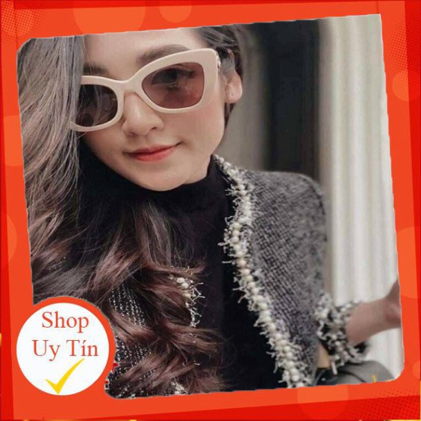 {Giá Sỉ} Kính mắt mát nữ Hàn Quốc Cao Cấp Oversize xu hướng thời trang năm 2021 QF165 Giá siêu rẻ -Shop