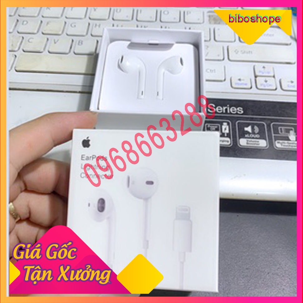 Free shipTai Nghe iPhone 7/8/X/11 (HÀNG ZIN MÁY)  Có Mic Đàm Thoại /BẢO HÀNH 12 THÁNG / Tương Thích Từ IP7 Đến 12