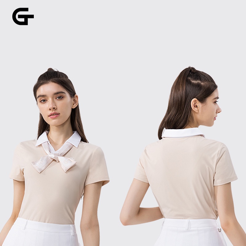 Áo Thun Tay Ngắn Dáng Ôm Thoáng Khí Thoải Mái Thời Trang Mùa Hè Cho Nữ