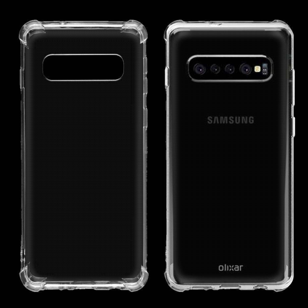 Ốp điện thoại silicon TPU trong suốt chống sốc cho Samsung Galaxy S10 S10 Plus S10Lite