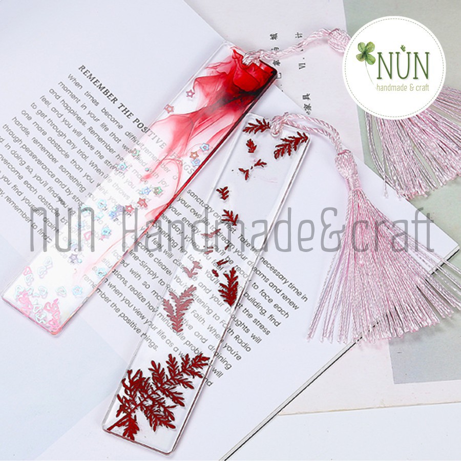 Khuôn Silicon Làm Book Mark Chữ Nhật