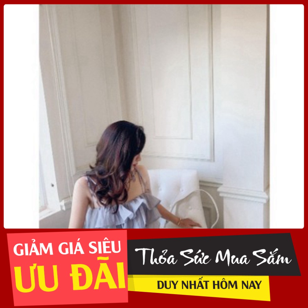 Áo Trễ Vai 3 Tầng Chất Voan Tơ Mix Quần Đũi Ngắn Siêu Xinh - Sỉ Ngọc Tâm