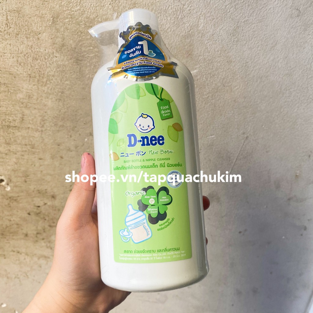 [MẪU MỚI] Nước rửa bình sữa DNEE Thái Lan - rửa rau củ thành phần ORGANIC an toàn tiện lợi