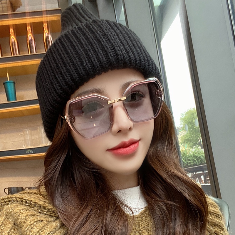 Kính Mát Gọng Đa Giác Phong Cách Âu Mỹ Cổ Điển Chống Tia UV Thời Trang Sự Bảo Vệ