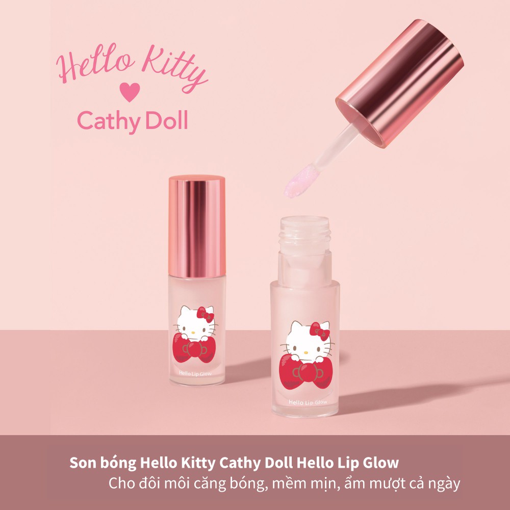 Son Bóng Hello Kitty Cathy Doll Hello Lip Glow 4g
