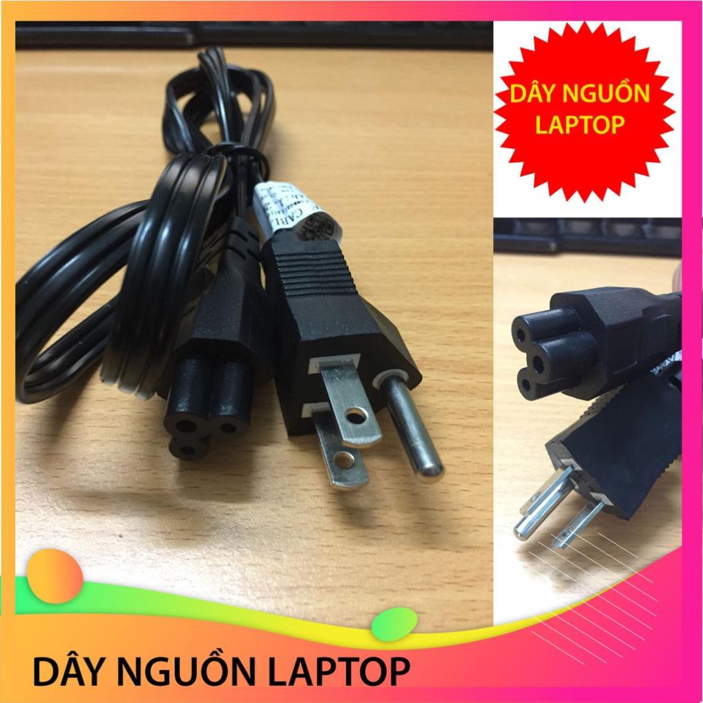 Dây nguồn Laptop xịn, dây nguồn laptop dẹt 3 chấu