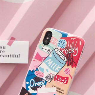 💥 ỐP DẺO HÀN MILK TEA - KÈM POP VÀ DÂY ĐEO 💥 ỐP IPHONE 💥