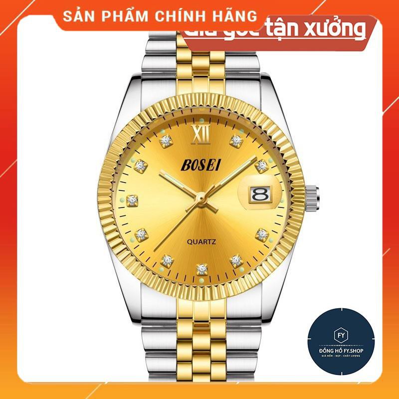 Đồng Hồ Nam Chính Hãng BOSCK 3308 VÀNG, ĐEN