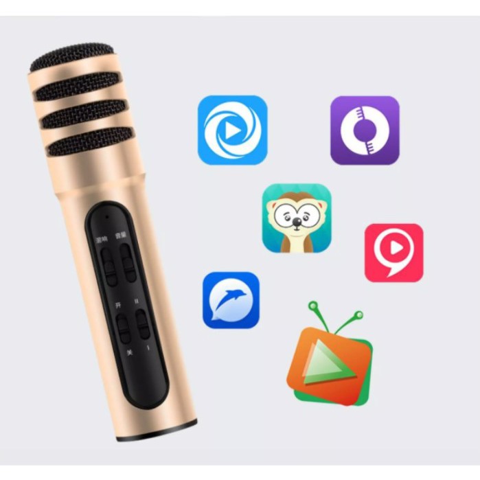 Combo Trọn Bộ Micro Thu Âm Livestream C7 Micro Hát Karaoke Điện Thoại Micro Hát Karaoke - Livestream - Thu Âm C7 Trên Đi