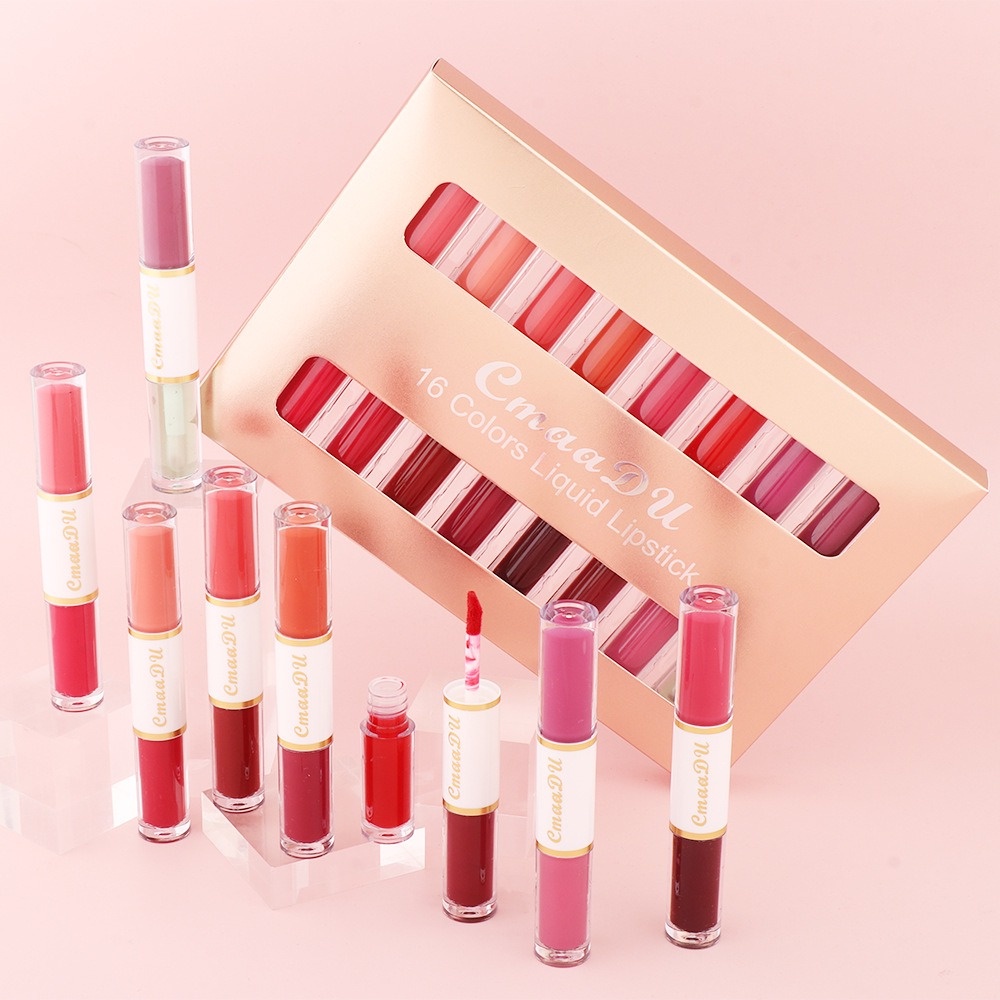 Son Môi 2 Trong 1 Với Sắc Tố Cao Màu Nhung Nhẹ Lâu Trôi