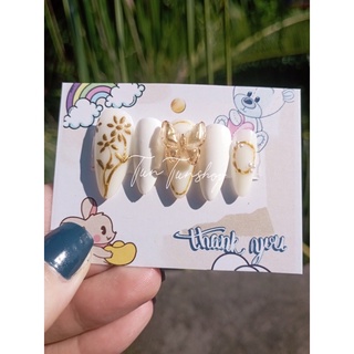 Móng giả thiết kế Nailbox bộ 10 móng tặng kèm keo dũa ảnh thật shop tự chụp.