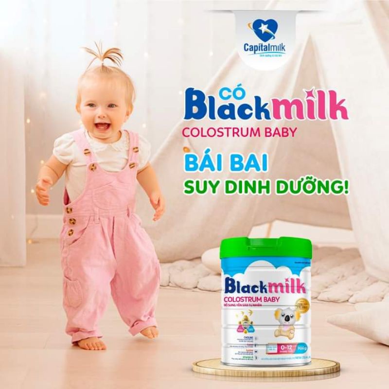 hộp sữa bột Capitalmilk blackmilk tăng cân tăng chiều cao vượt trội