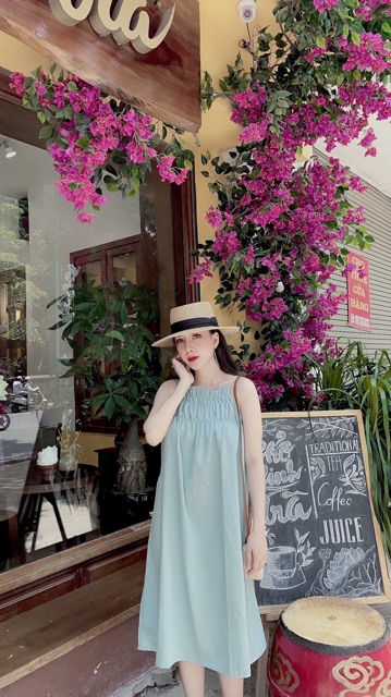 Váy đũi yếm chun ngực