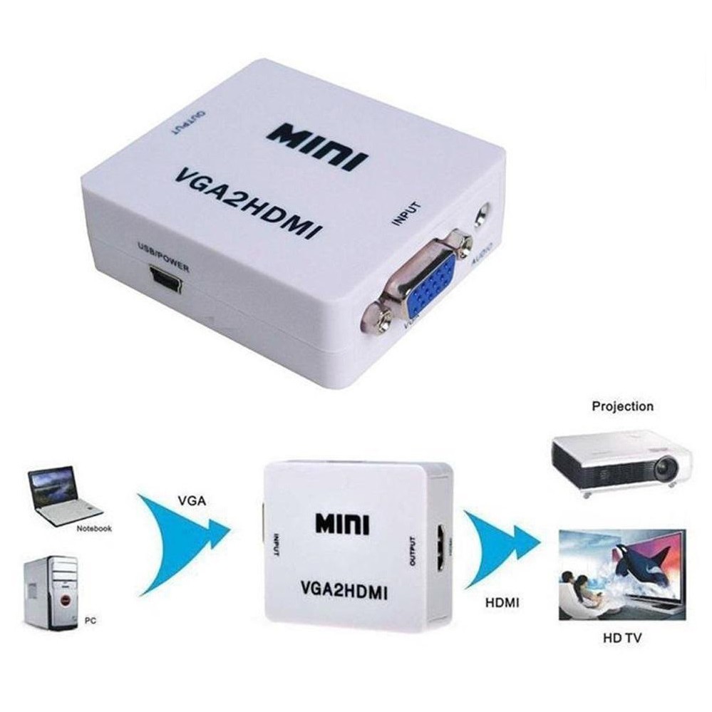 Box chuyển VGA ra HDMI HD MINI