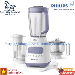 Bảo hành chính hãng - Máy xay sinh tố Indonesia Philips HR2118