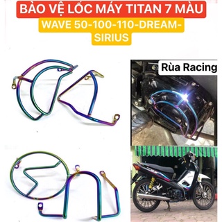 Bộ Bảo Vệ Lốc Máy TiTan 7 Màu Lắp Wave, Dream, Cub 50cc
