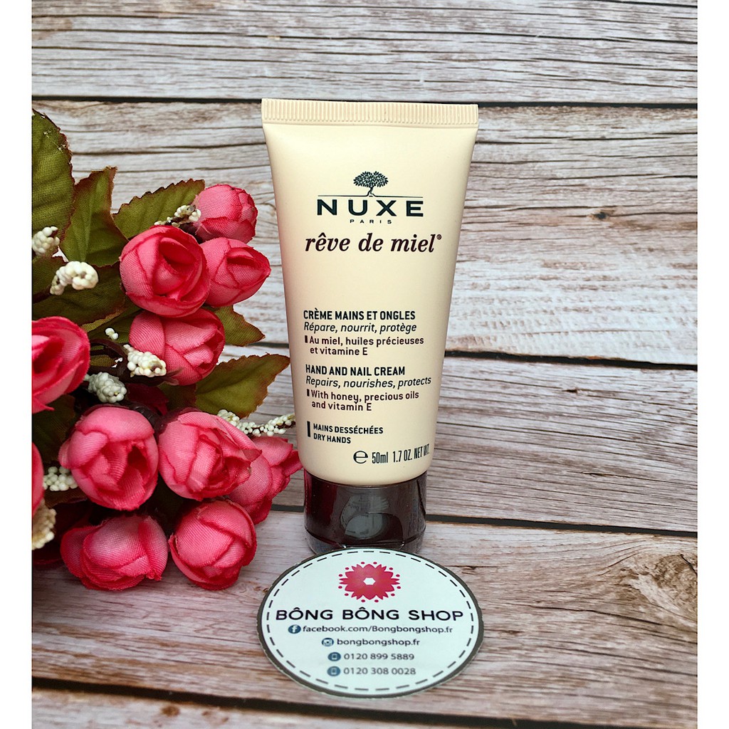 (Chuẩn Pháp-50ml) Kem dưỡng tay và móng Nuxe