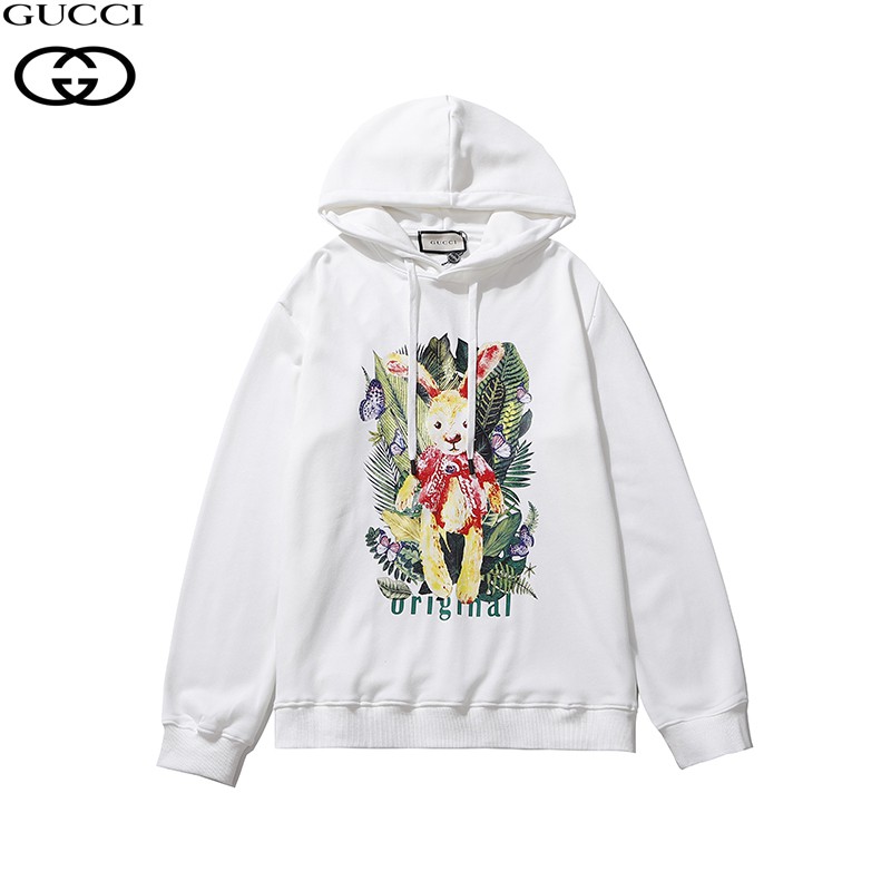 Áo Hoodie Dài Tay In Chữ Gucci Thời Trang Nam Nữ